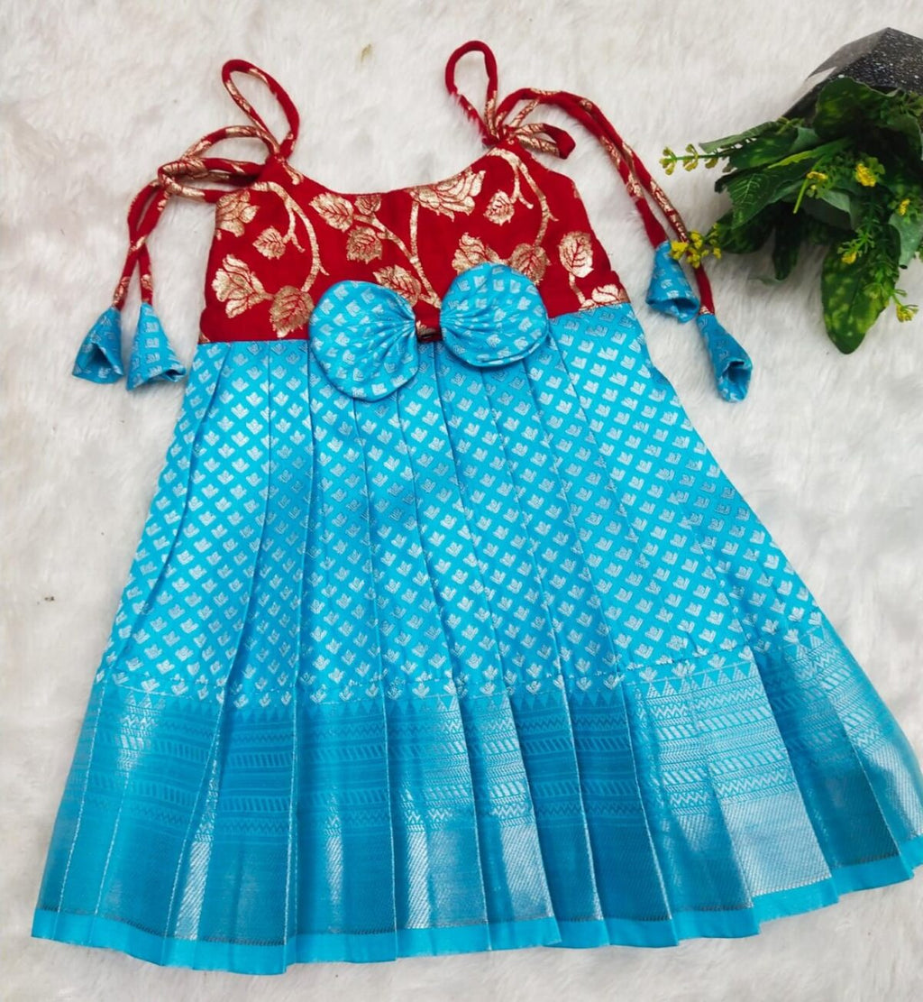 KANCHI PATTU FROCK