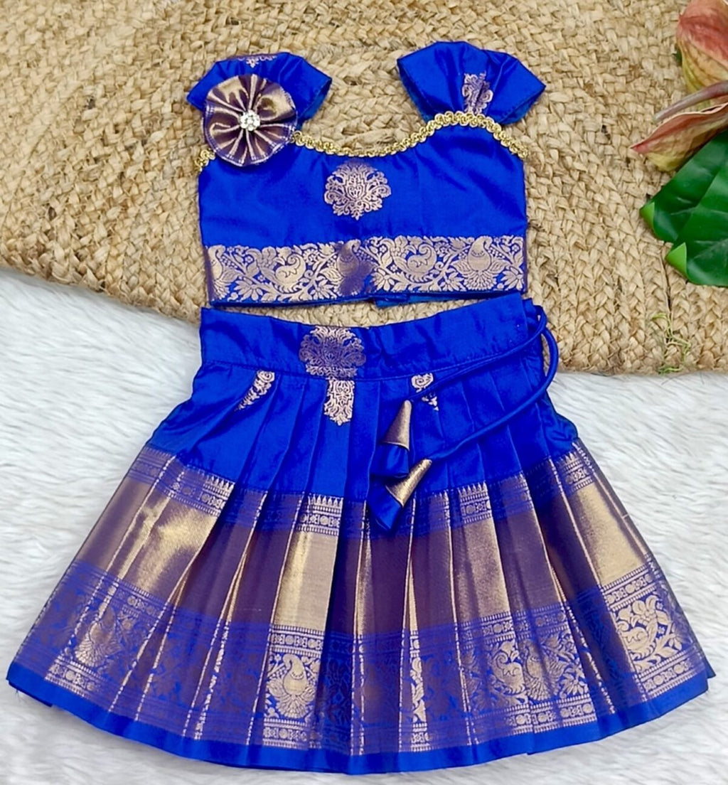 Kumbakonam Soft Silk Lehenga with Designer Top