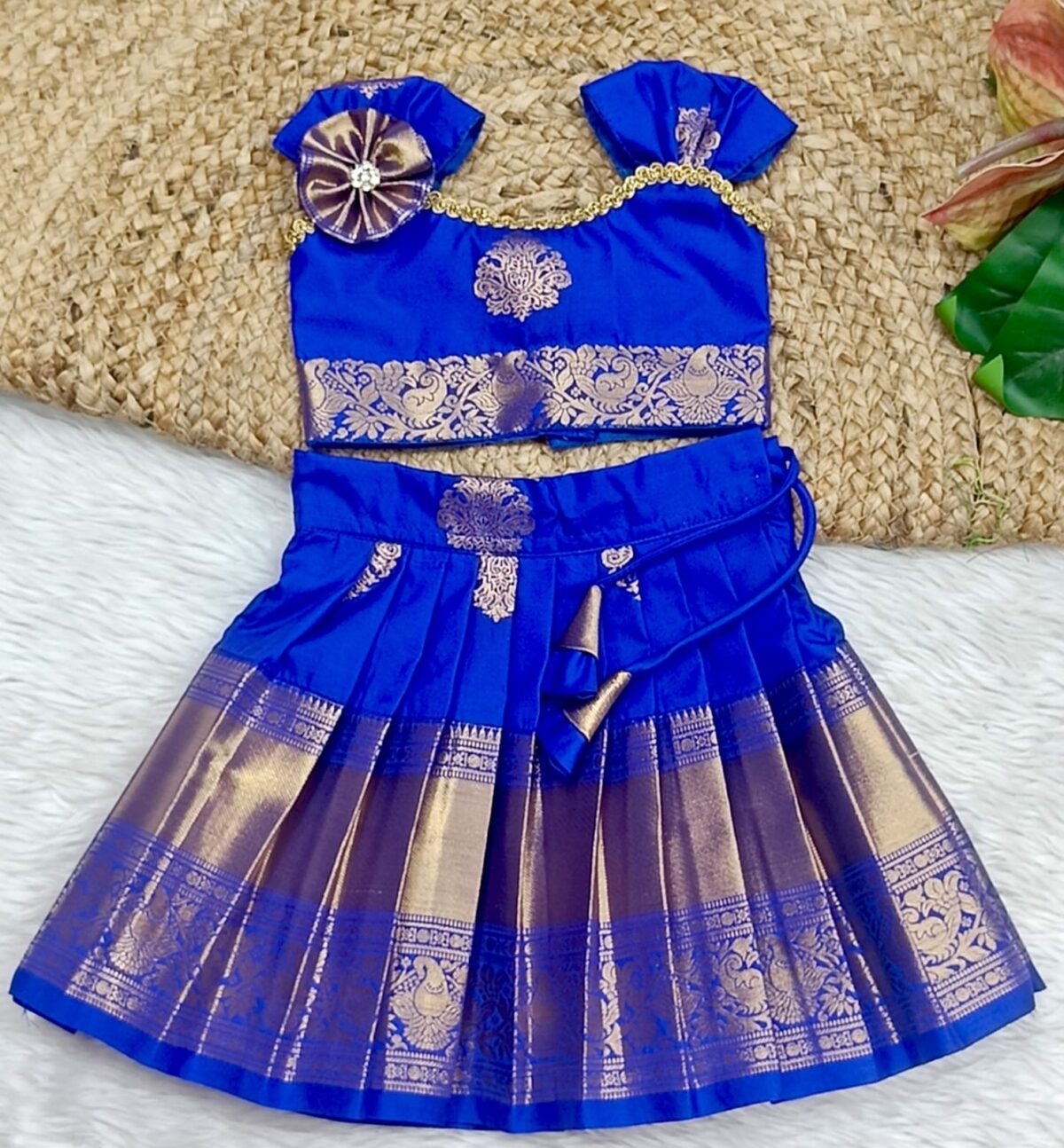 Kumbakonam Soft Silk Lehenga with Designer Top