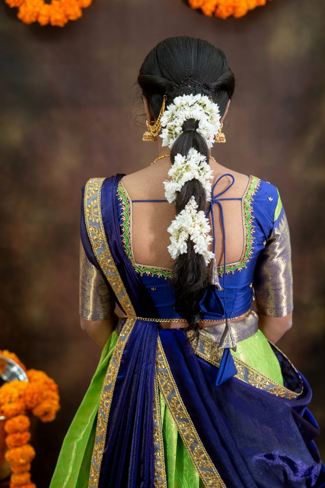 Semi Banarasi Silk Lehanga