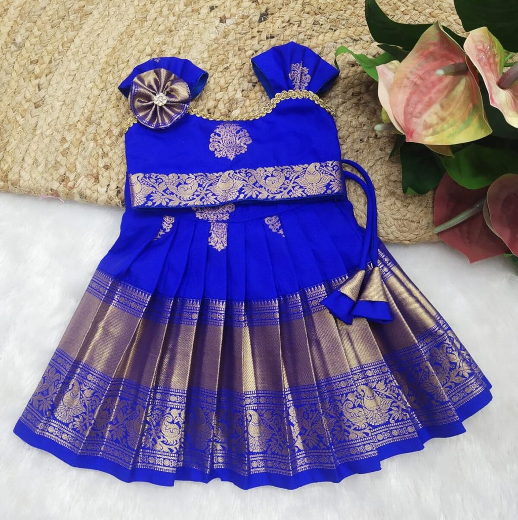 Kumbakonam Soft Silk Lehenga with Designer Top