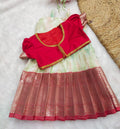 Rangat Pattu Overcoat Model Newborn Baby Dress