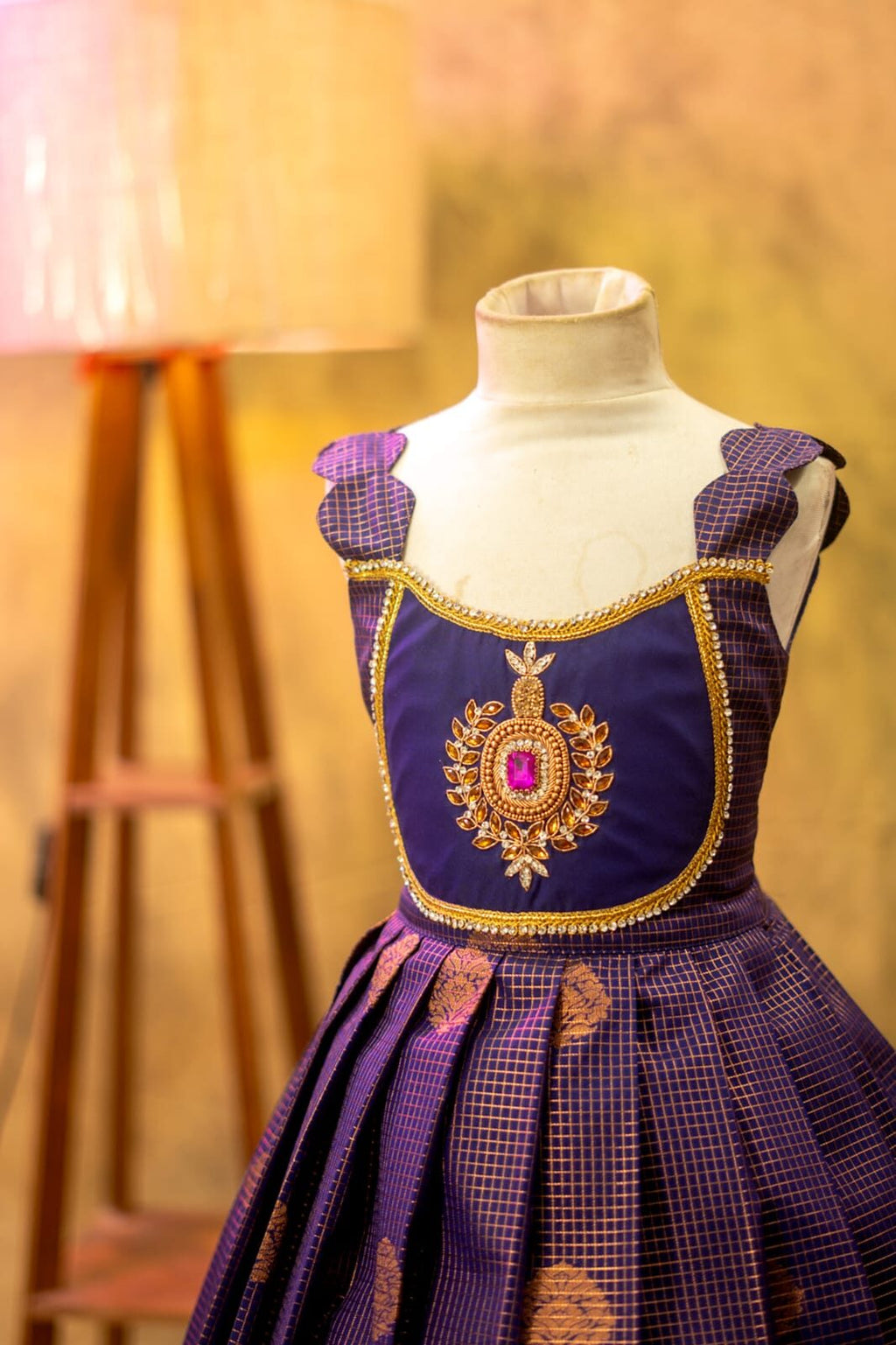 Vairaosi Kumbakonam Soft Silk Frock