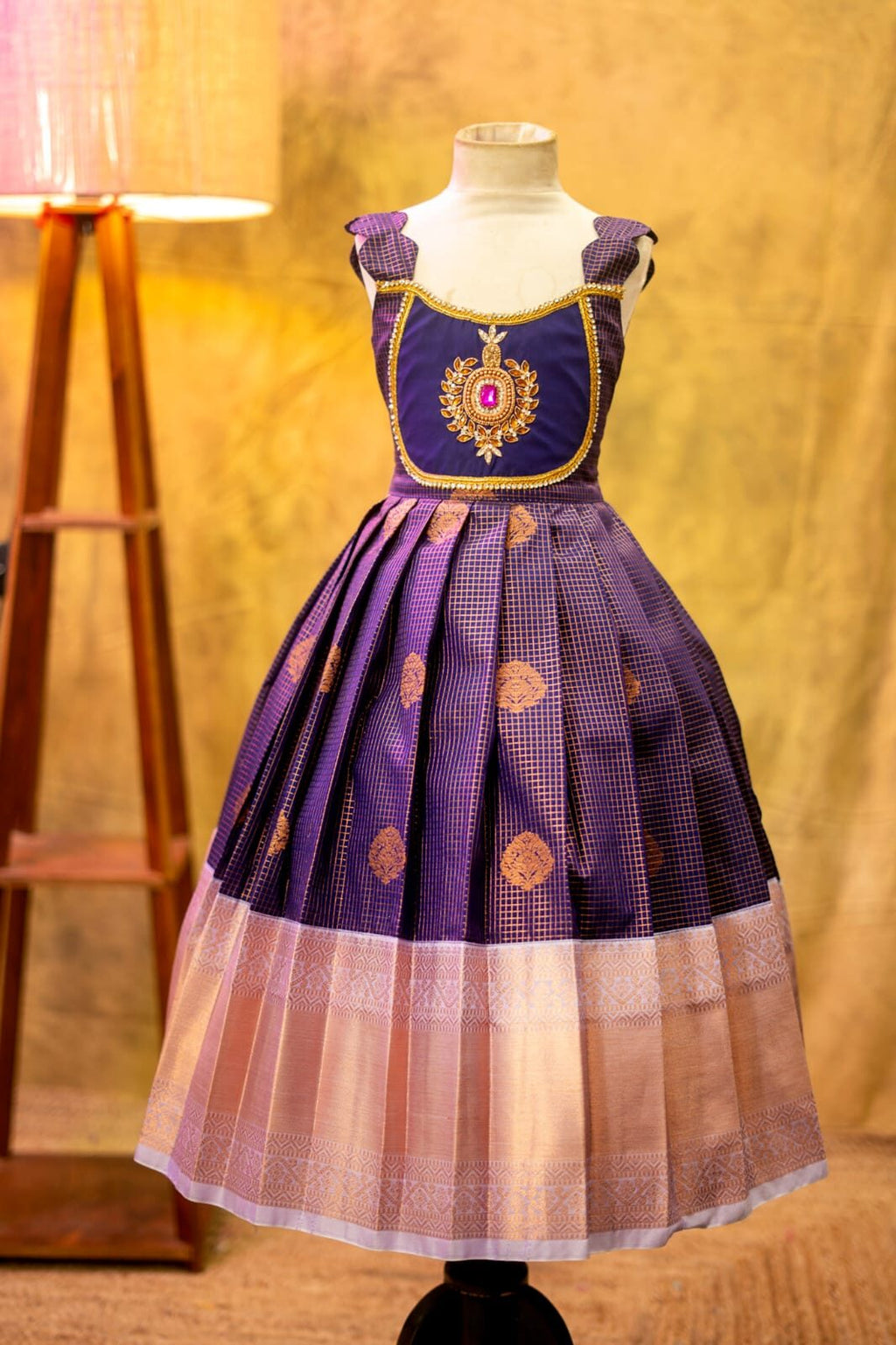 Vairaosi Kumbakonam Soft Silk Frock