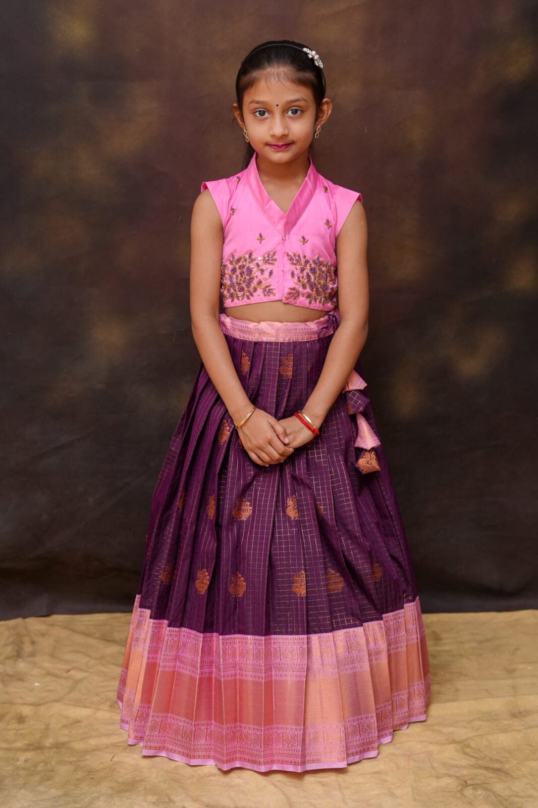 Kumbakonam soft silk vaira oosi weaver fabric