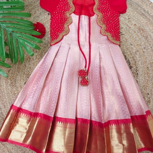 Royal Pink & Red Banarasi