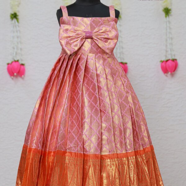  Semi-banarasi frock