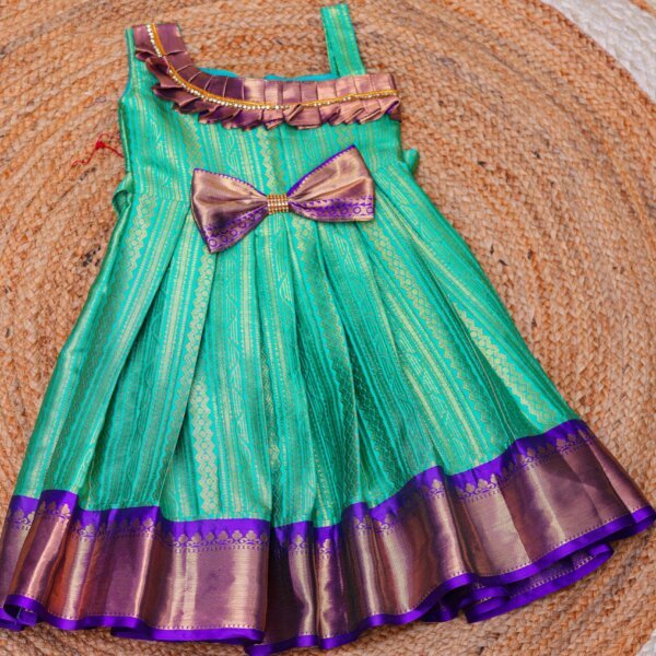 Semi-Banarasi frock