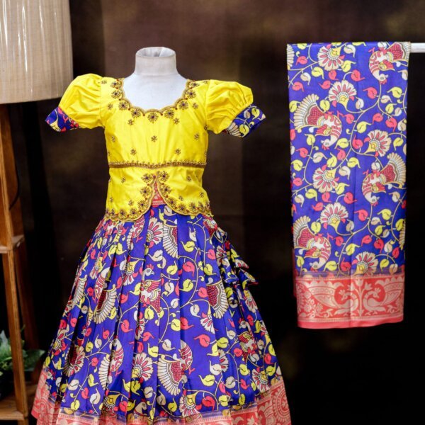 Elegant Kalamkari Lehanga Set