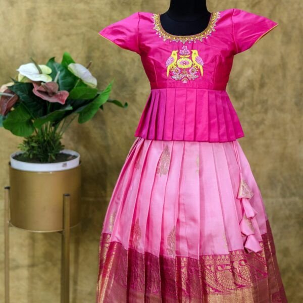 Rose Milk Pink Lehenga