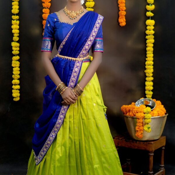 Premium quality Gudwal silk lehanga