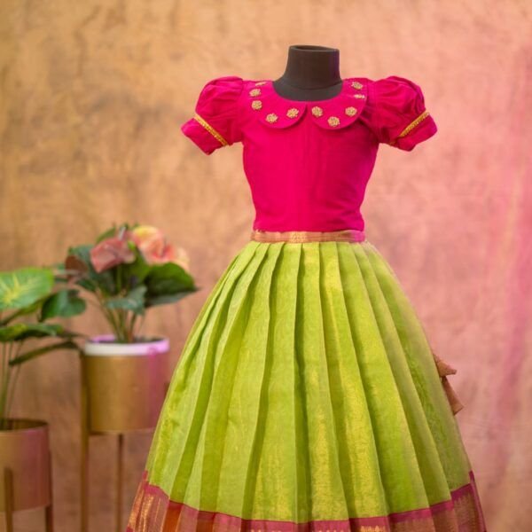 Tissue Banarasi lehenga