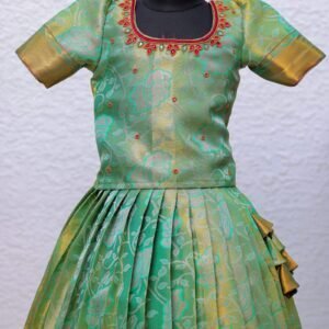 Kanchipuram silk and Banarasi tissue