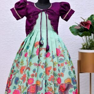 Pichwai printed frock