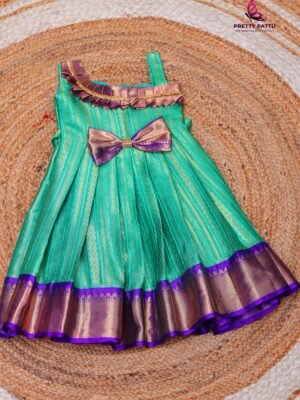 Semi-Banarasi frock