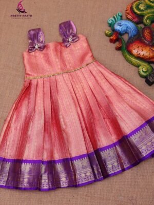 Semi-Banarasi frock,
