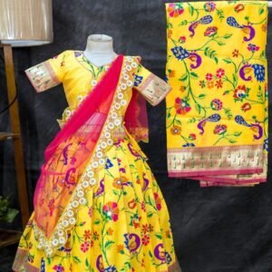 Paithani half saree model