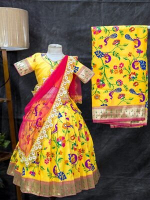 Paithani half saree model