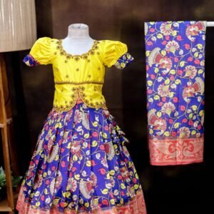 Elegant Kalamkari Lehanga Set