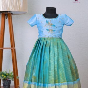 butterfly banarasi tissue lehanga