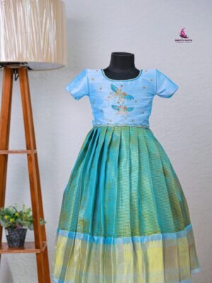 butterfly banarasi tissue lehanga