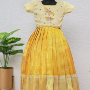 butterfly banarasi tissue lehanga