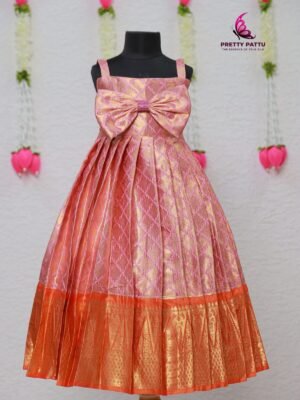 Semi-banarasi frock