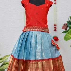 Semi Banarasi  lehanga