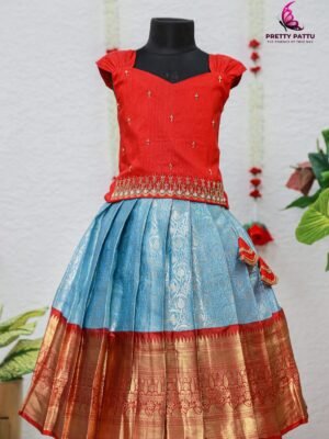 Semi Banarasi  lehanga