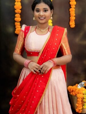 Semi Banarasi Kanchi Pattu Lehanga