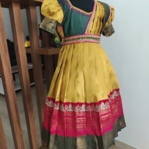 kanchi pattu frock