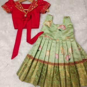 Pichwai design FROCK