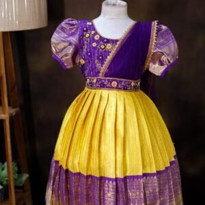 Semi Banarasi Fabric Frock