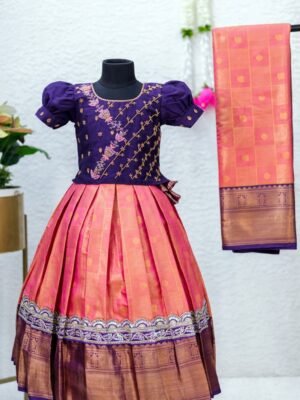 Kumbakonam soft silk lehanga