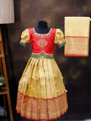 Tissue Banarasi Lehanga Set