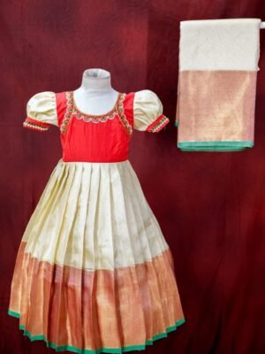 Cora Silk Frock Mom & Daughter Combo