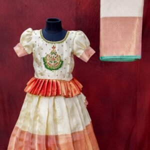 Cora Silk Lehanga Mom & Daughter Combo