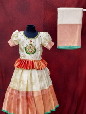 Cora Silk Lehanga Mom & Daughter Combo