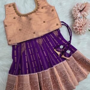 Kumbakonam Soft Silk Lehenga Set.