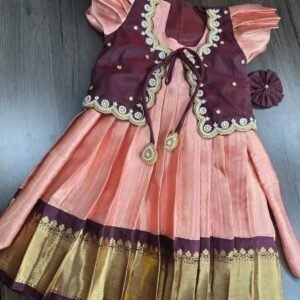 Semi Banarasi Kanchi Pattu Lehanga