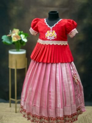 Tissue Banarasi lehenga set