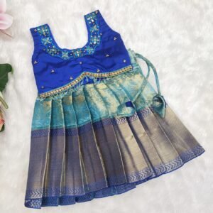 TISSUE BANARSI LEHENGA WITH SILK COTTON TOP