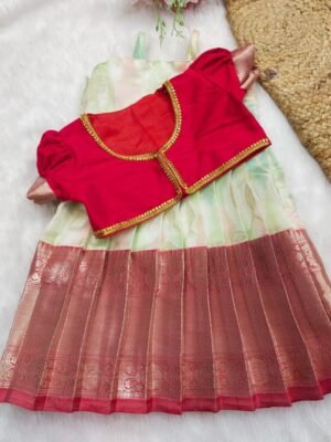 Rangat Pattu Overcoat Model Newborn Baby Dress