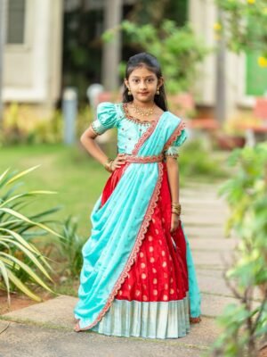 Kumbakonam Soft Silk Kids Half Saree