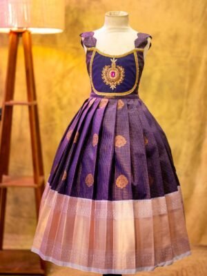 Vairaosi Kumbakonam Soft Silk Frock